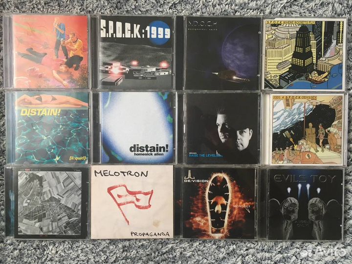 CD Синти,119 дисков (Mesh,Melotron,De/vision и др)