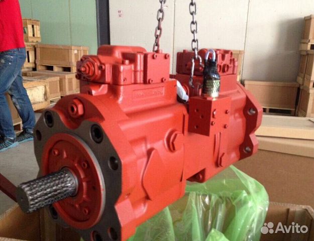 Основной гидравлический насосK3V112DTP Doosan S225