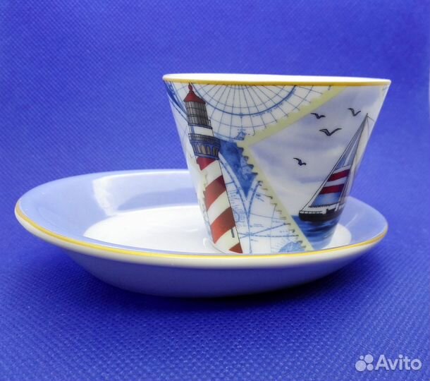 Чайная Кофейная Пара Редкая Винтаж СССР 1980