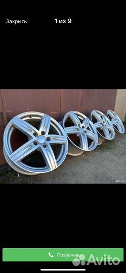 Литые диски r17 5x114.3 бу