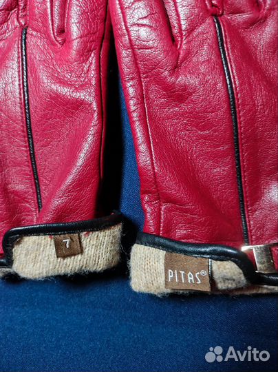 Перчатки из кожи и искусств. замши разм.7 и 6,5