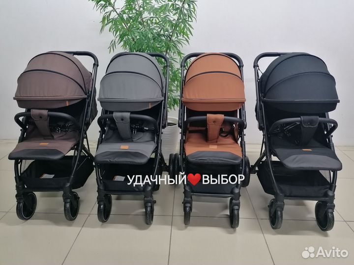 Новая коляска Luxmom H2 с перекидной ручкой