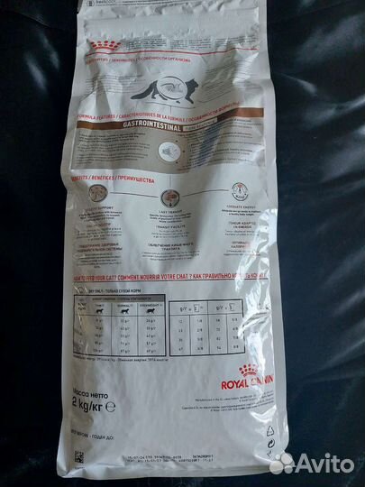 Корм Royal Canin Gastrointestinal fibre response