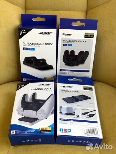 Зарядная станция для геймпадов PS4/PS5
