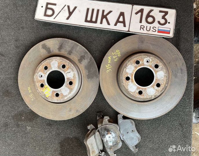 Тормозные диски Audi A4 B8