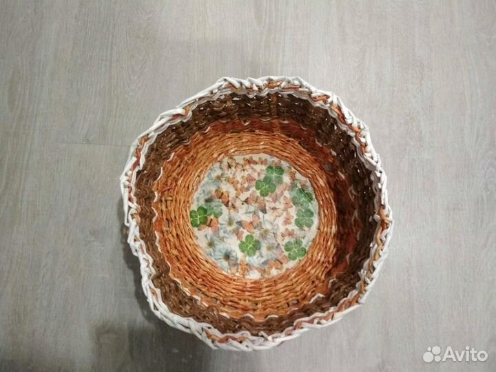 Плетеная корзина (ручная работа)