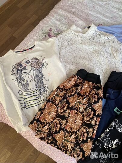 Вещи пакетом на девочку 146-152