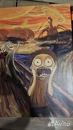 Арт картина Рик и Морти