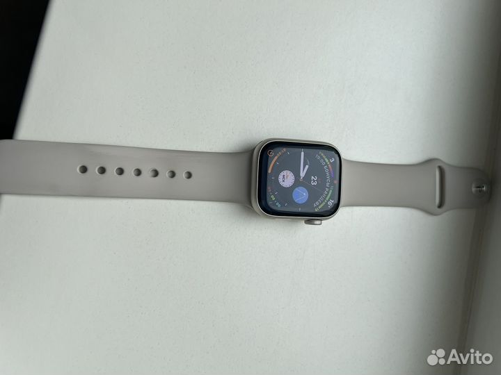 Часы apple watch 7 41 mm starlight