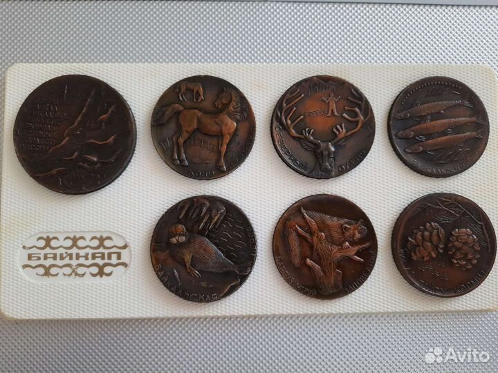 Настольные медали Байкал