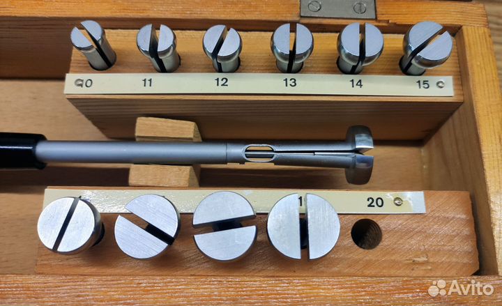 Нутромер цанговый into (10-20; 0,01), ГДР