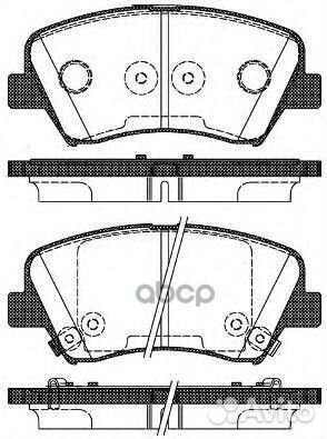 1412 32 колодки дисковые передние с антискрипе
