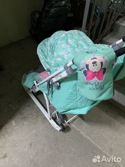 Коляска санки