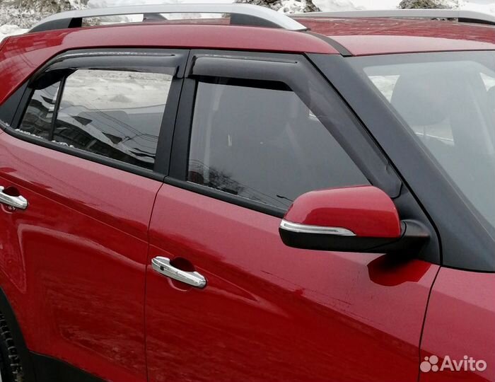 Дефлекторы боковых окон Hyundai Creta, 2015-21/ix2