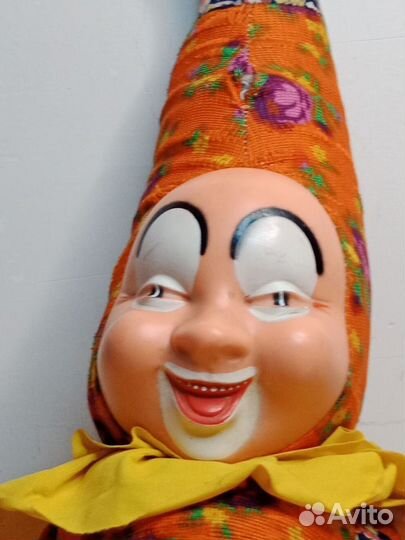 Кукла-Клоун 90 см. Германия Винтажная Интерьерная