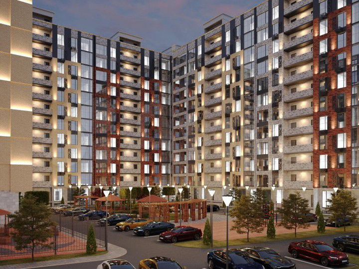 2-к. квартира, 62 м², 12/16 эт.