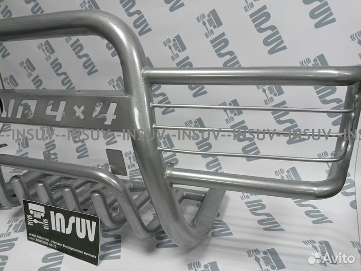 Кенгурятник передний Нива 2121-2131 с защитой двс