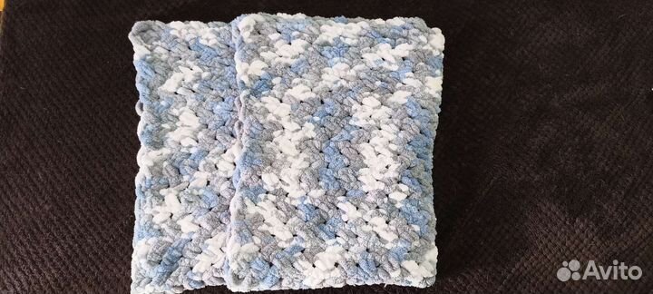 Плед детски (alize puffy) ручная работа