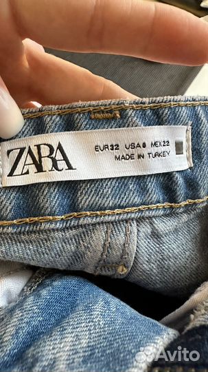 Джинсы zara оригинал широкие