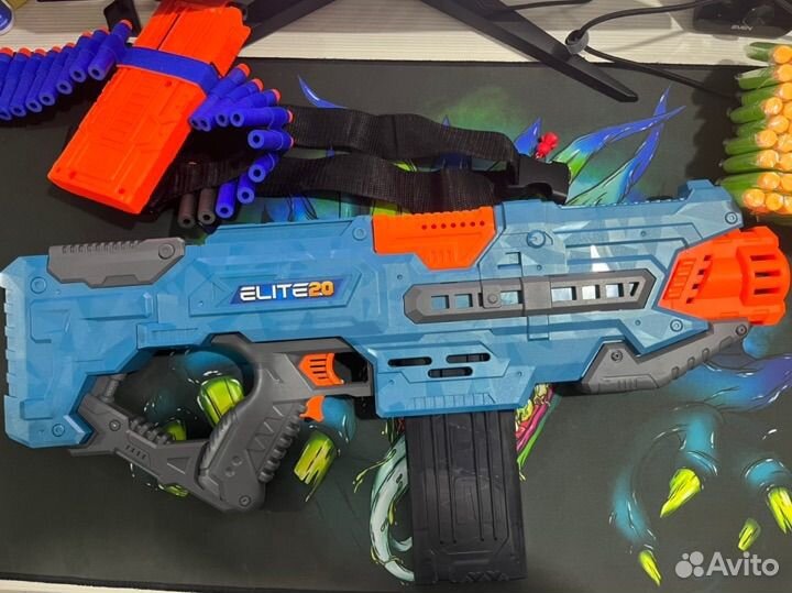 Nerf бластер на батарейках