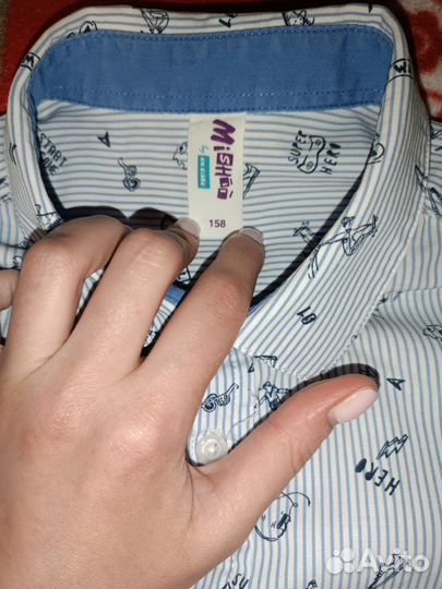 Рубашки для мальчика 10-12 лет