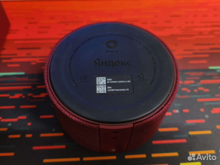 Яндекс станция мини 2 красная