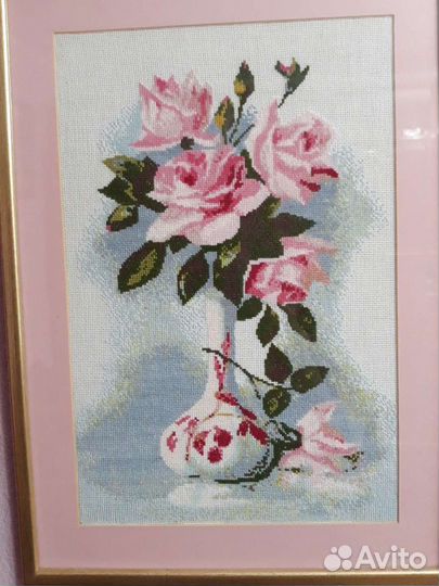 Вышивка, счётный крест