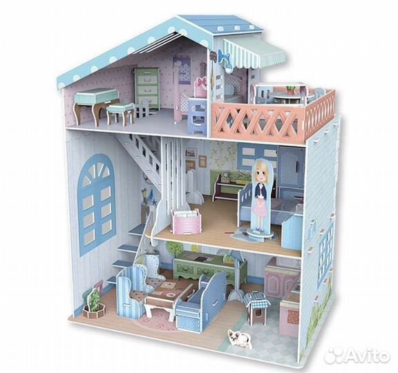 Домик кукольный 3d