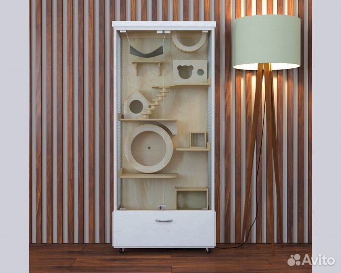 Большая витрина для грызунов шиншилл бурундука 12