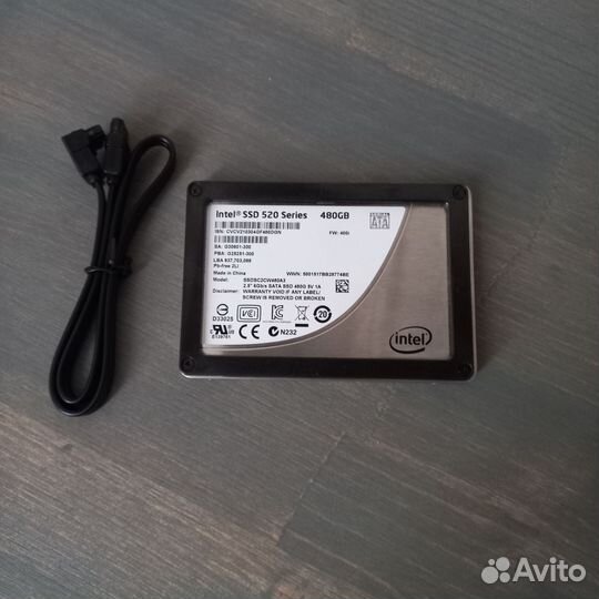 SSD накопитель Intel 520 Series 480гб, 2.5