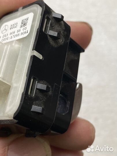 Mercedes W213 кнопка регулировки сидений