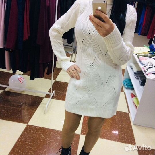 Свитер туника новый