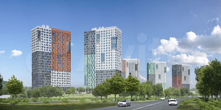 3-к. квартира, 62,8 м², 7/25 эт.