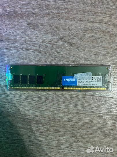 Оперативная память crucial ddr4 8gb 2666
