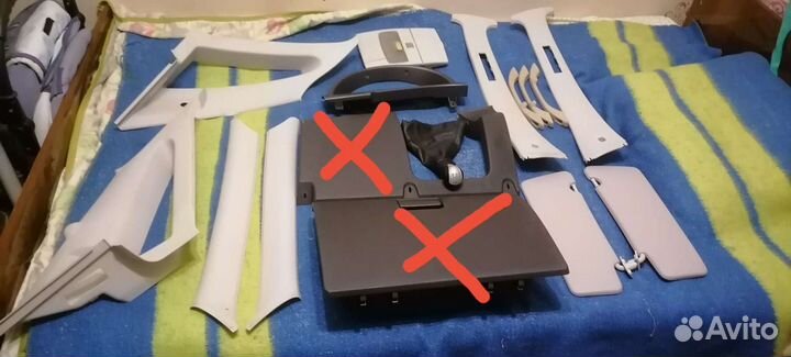 Пластик накладки салона приора