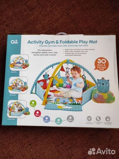 Детский развивающий коврик