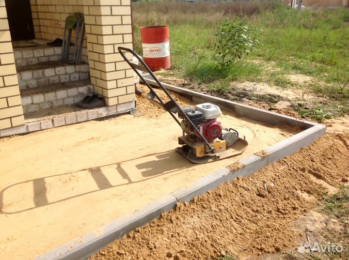 Укладка тротуарной плитки