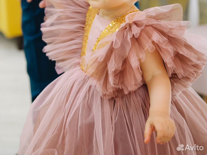 Детское праздничное платье 74-80