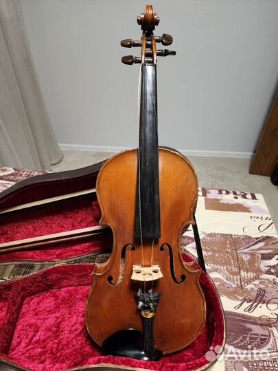 Антикварная скрипка 4/4 Франция. М-Р. Люсьен Шмитт