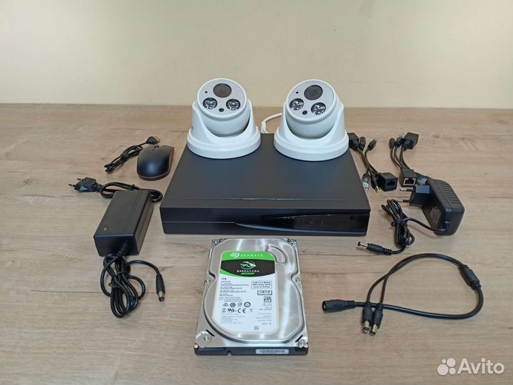 Видеонаблюдение, ip камеры, с диском с гарантией