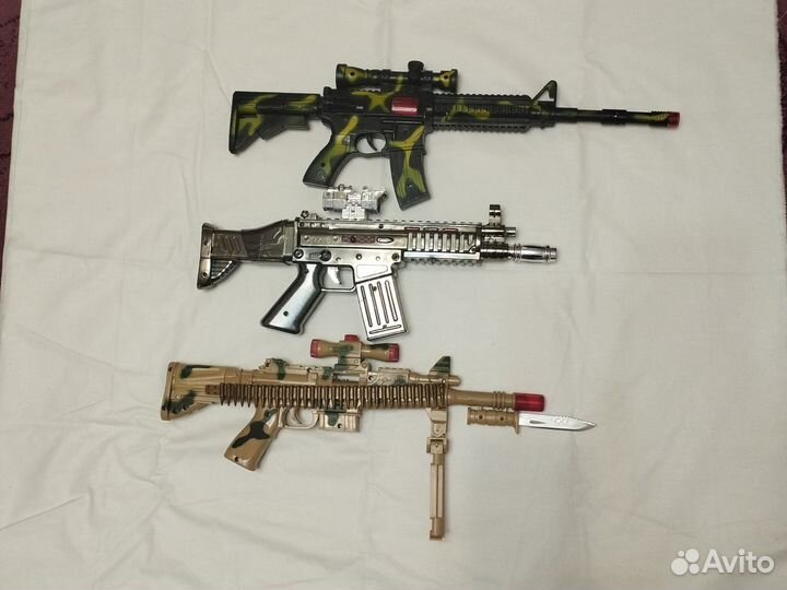 Детский автомат в пакете, на батарейках