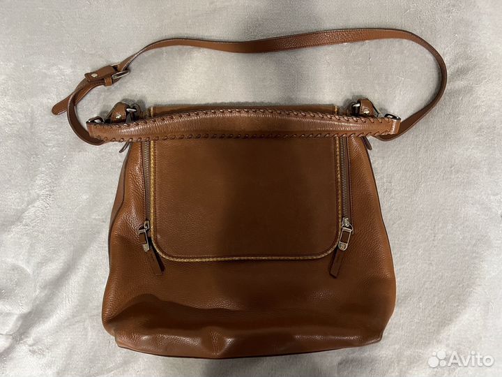 Сумка натуральная кожа massimo dutti