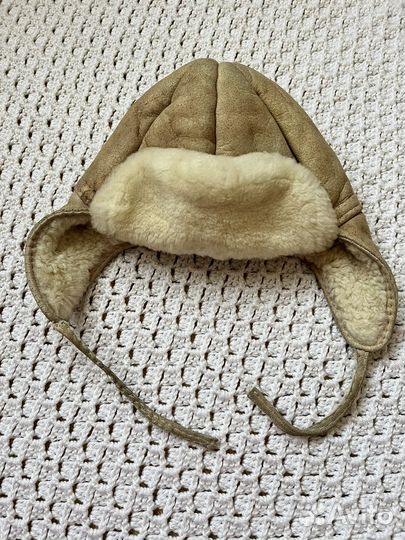 Шапка ушанка детская натуральный мех