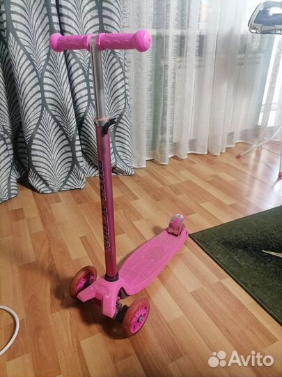 Самокат детский трехколесный бу