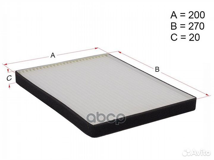 Фильтр салона suzuki grand vitara 05- hscf0055