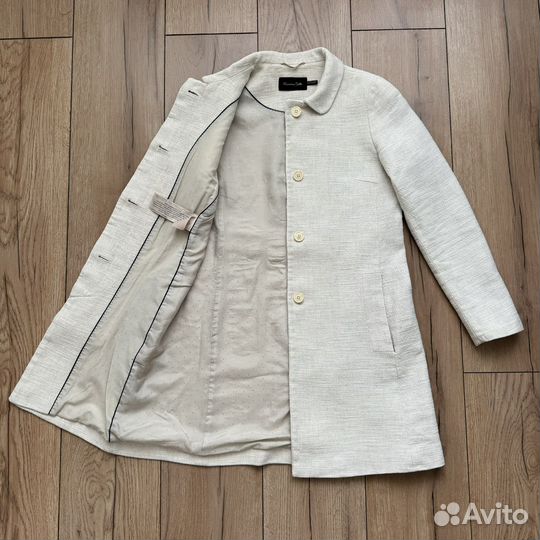 Пальто тренч на лето massimo dutti XS