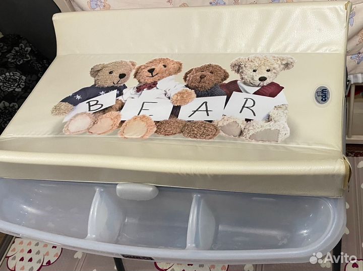 Пеленальный столик с ванночкой cam