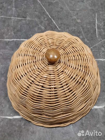 Плетёная корзина для хлеба