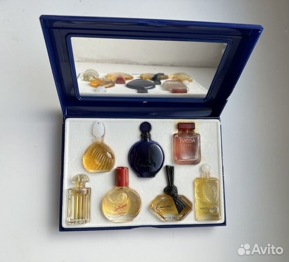 Набор миниатюр винтаж 7 шт Worth Carven Caron