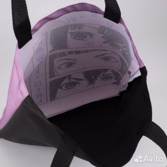 Сумка-шопер «Девушка», без молнии, без подкладки